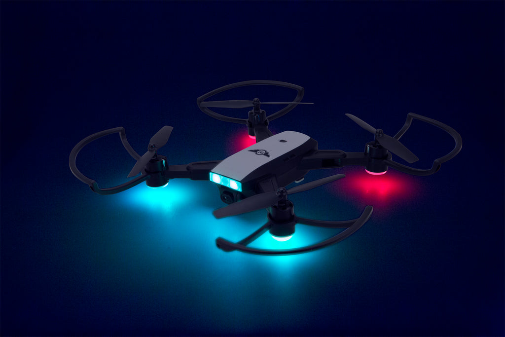 raven quadcopter drone with gps and wifi camera