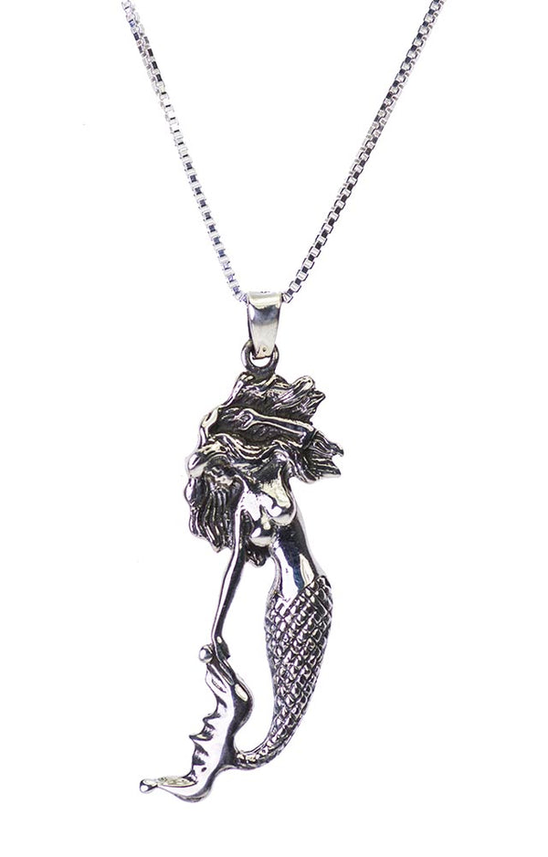 Mermaid Necklace in Sterling Silver - Whisperingtree.net