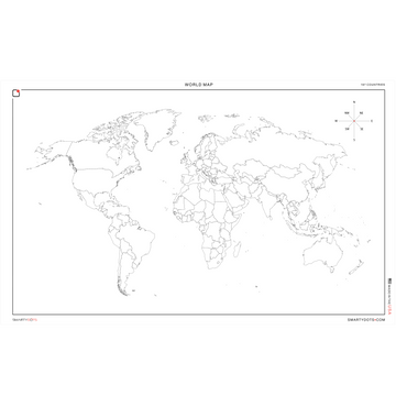 usa map 58x35 smarty dots