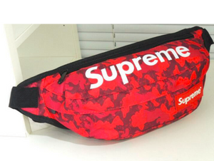 supreme red fanny pack