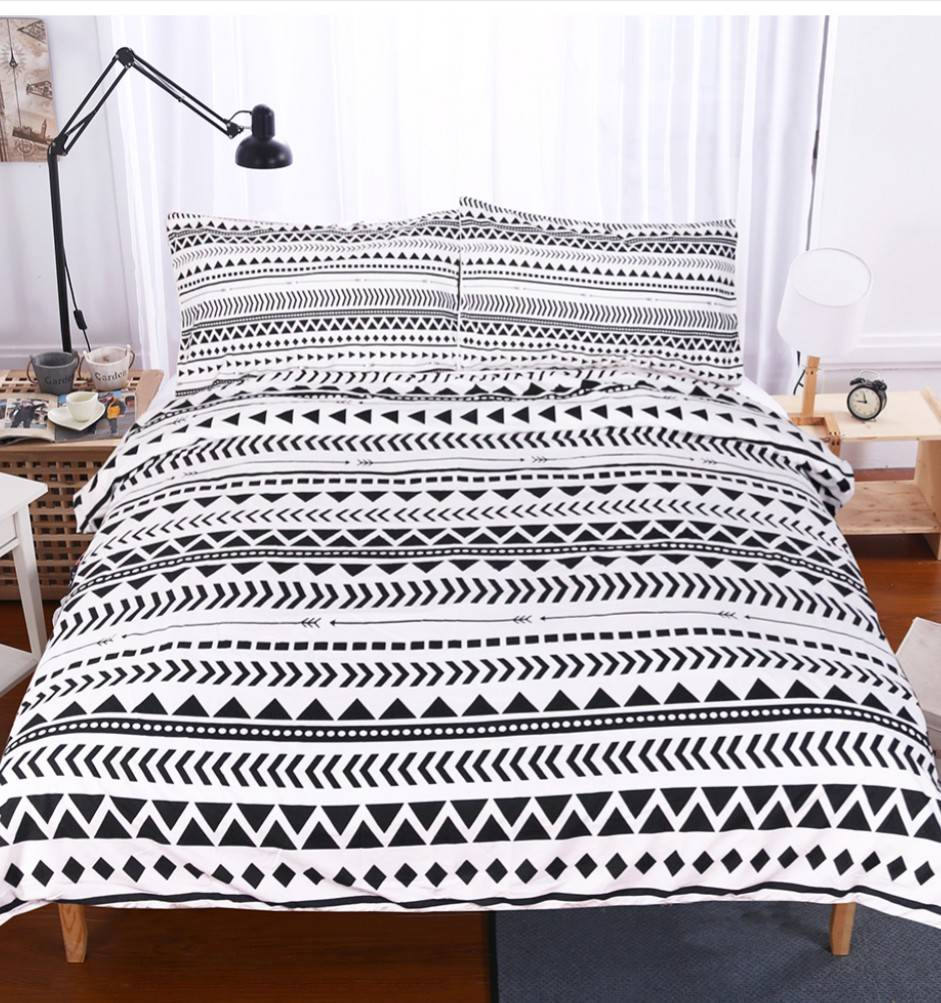 Tribal Bedding Set Tribal Duvet Cover Black And White Duvet