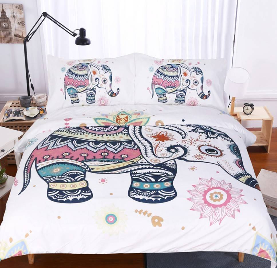 Elephant Duvet Cover Child Duvet Cover Girl Duvet Cover