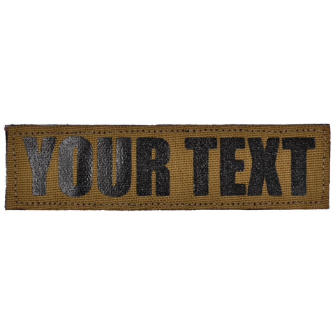 Custom Plate Carrier Text Patch - 2x6