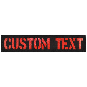 RipStop Custom Name Tape - Black