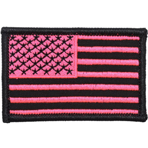 T91 - Tactical Patch - USA Flag - Tonal Red White Blue 