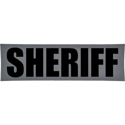 Deputy Sheriff Reflective - 3x9 Patch Black | Tactical Gear Junkie