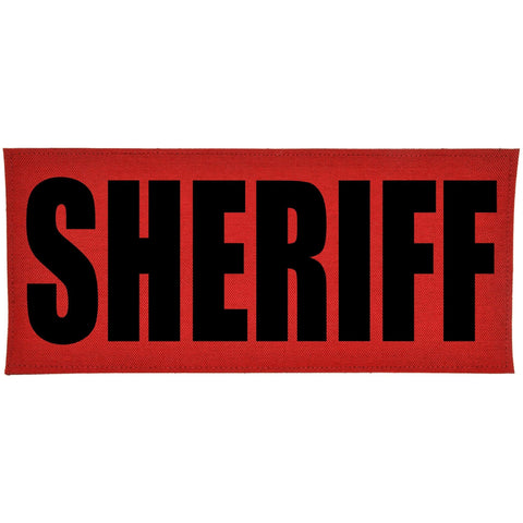 Sheriff Reflective - 3x9 Patch Black | Tactical Gear Junkie