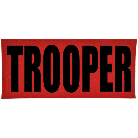 State Trooper Reflective - 3x9 Patch Black | Tactical Gear Junkie