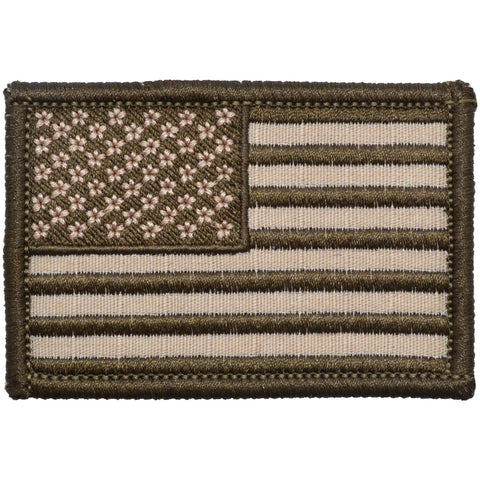 American Flag Patches - CAMO Versions - PS Patch Designs