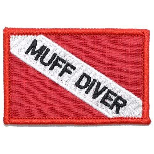 Muff Diver Diver Down Scuba Flag 2x3 Patch 