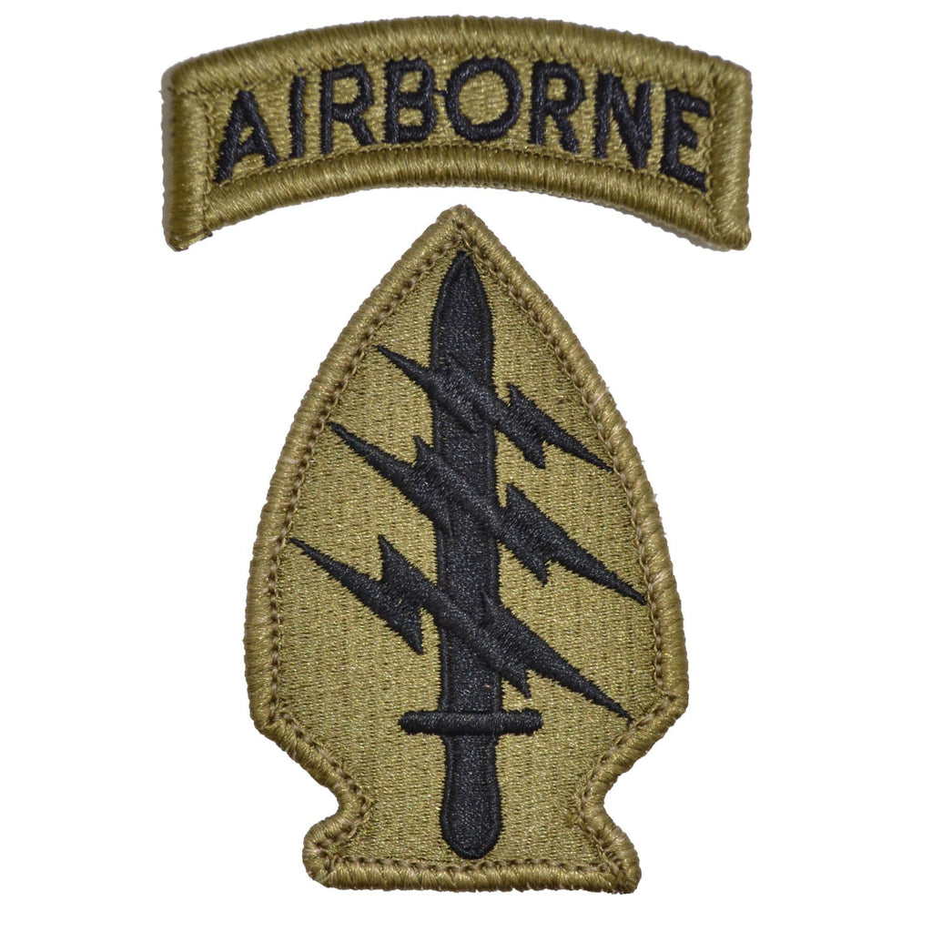 Special Forces Patch With Airborne Tab - Ocp/Scorpion