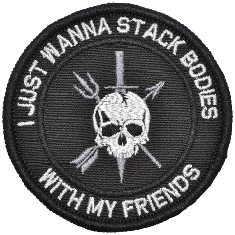 I Do All My Own Stunts Funny Morale Patch Tactical ARMY Hook Military Badge  USA