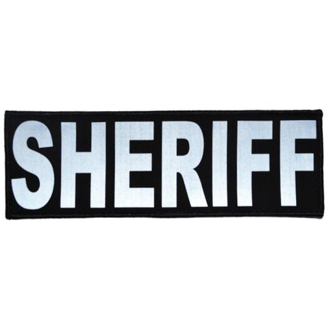 Law Enforcement SHERIFF BACK PATCH POLICE DEPARTMENT Sheriff corps Tactical  SWAT Patch badge for Vest Uniform