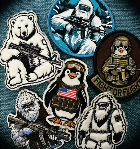 Orca Tactical Military Morale Patches PVC Hook and Loop (Orca Badge - 2.5 x 3 in)