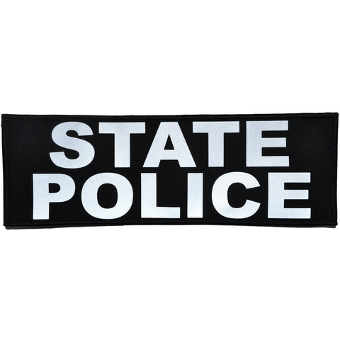 Police Reflective - 2x3 Patch Black | Tactical Gear Junkie