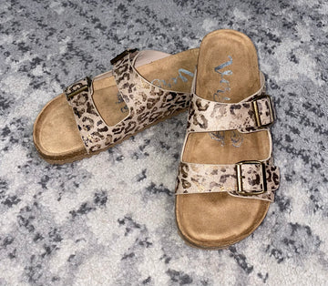 Aries Leopard Sandals