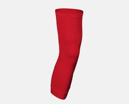 Varsity Red Single Basketball Compression Leg Sleeve