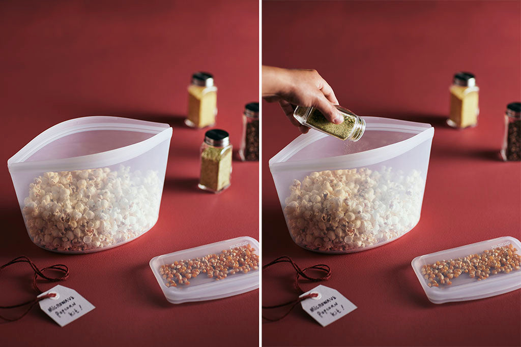 Zero-Waste DIY Microwave Popcorn Kit