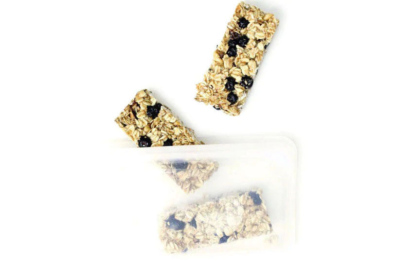 Homemade Granola Bars in a Stasher Bag