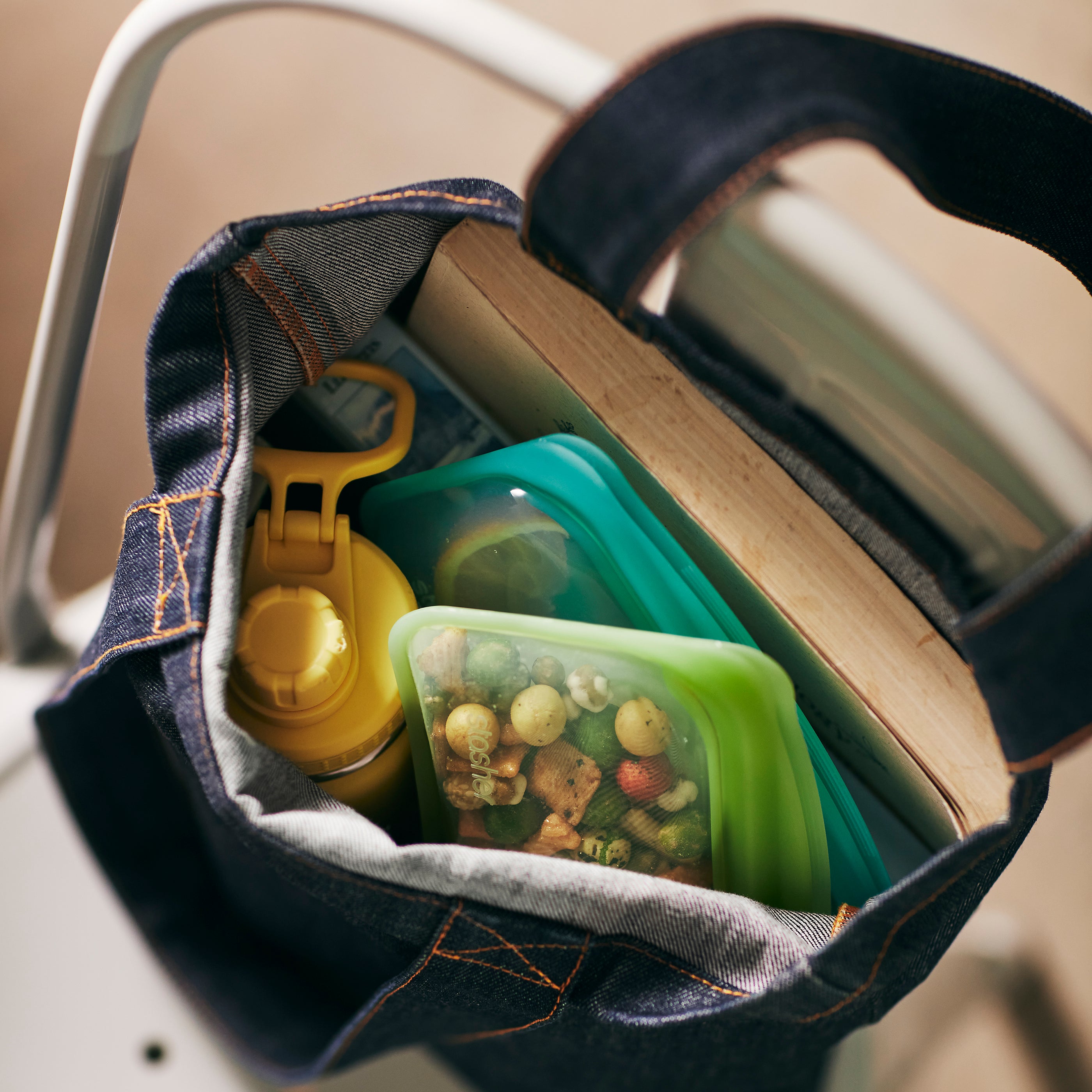 Leak-free snack bags to bring to school