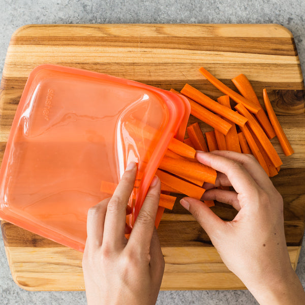 How to Steam Your Vegetables in a Stasher Bag  Stasher Vegetables Steamed  vegetables