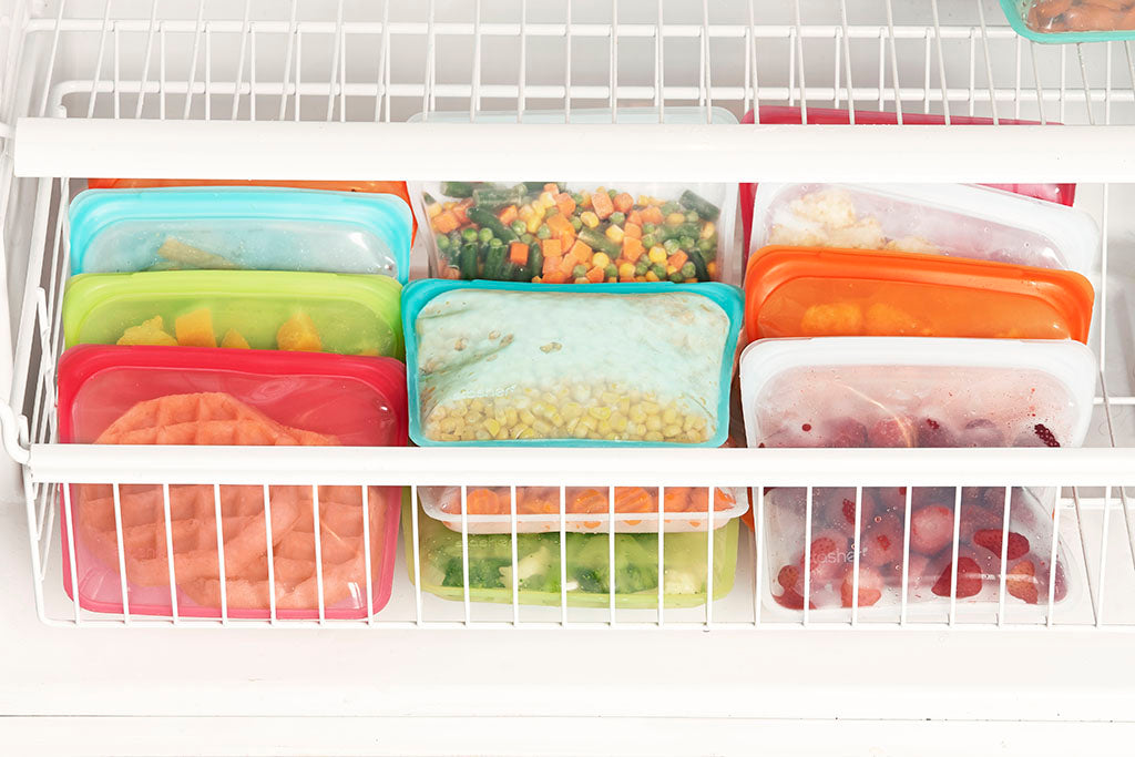 Freeze meals in silicone bakeware to store more foodsicles in limited space