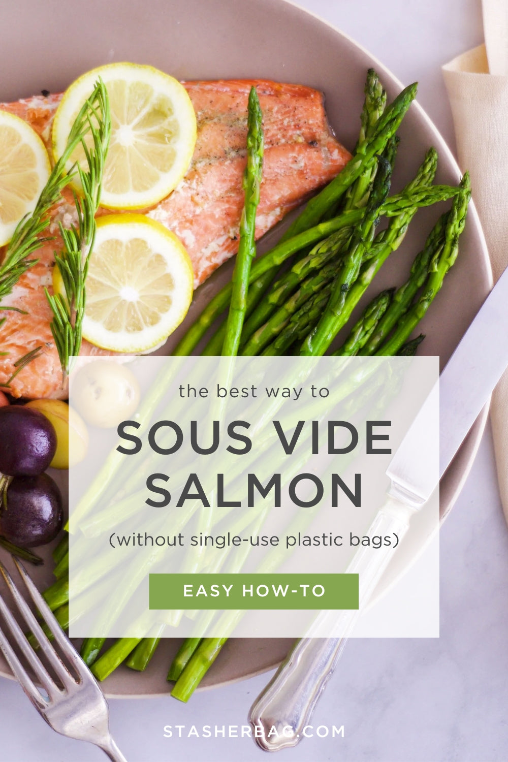 How to Sous Vide Salmon with Stasher Reusable Sous Vide Bags