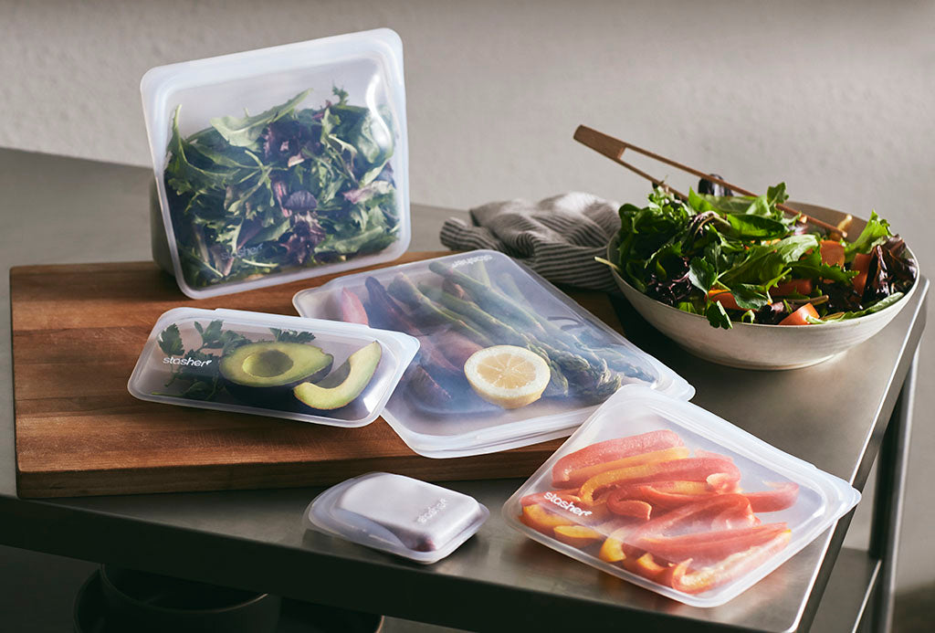 Easy Lunch Prep with Stasher Bags