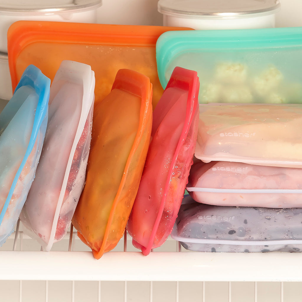 LeakFree Reusable Bags For Marinating