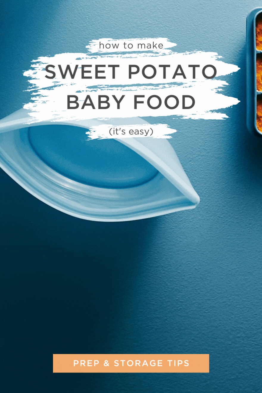 How to make sweet potato baby food | Stasher
