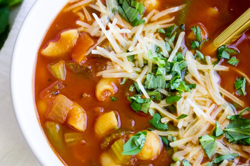 Vegetarian Minestrone Soup Recipe | Stasher