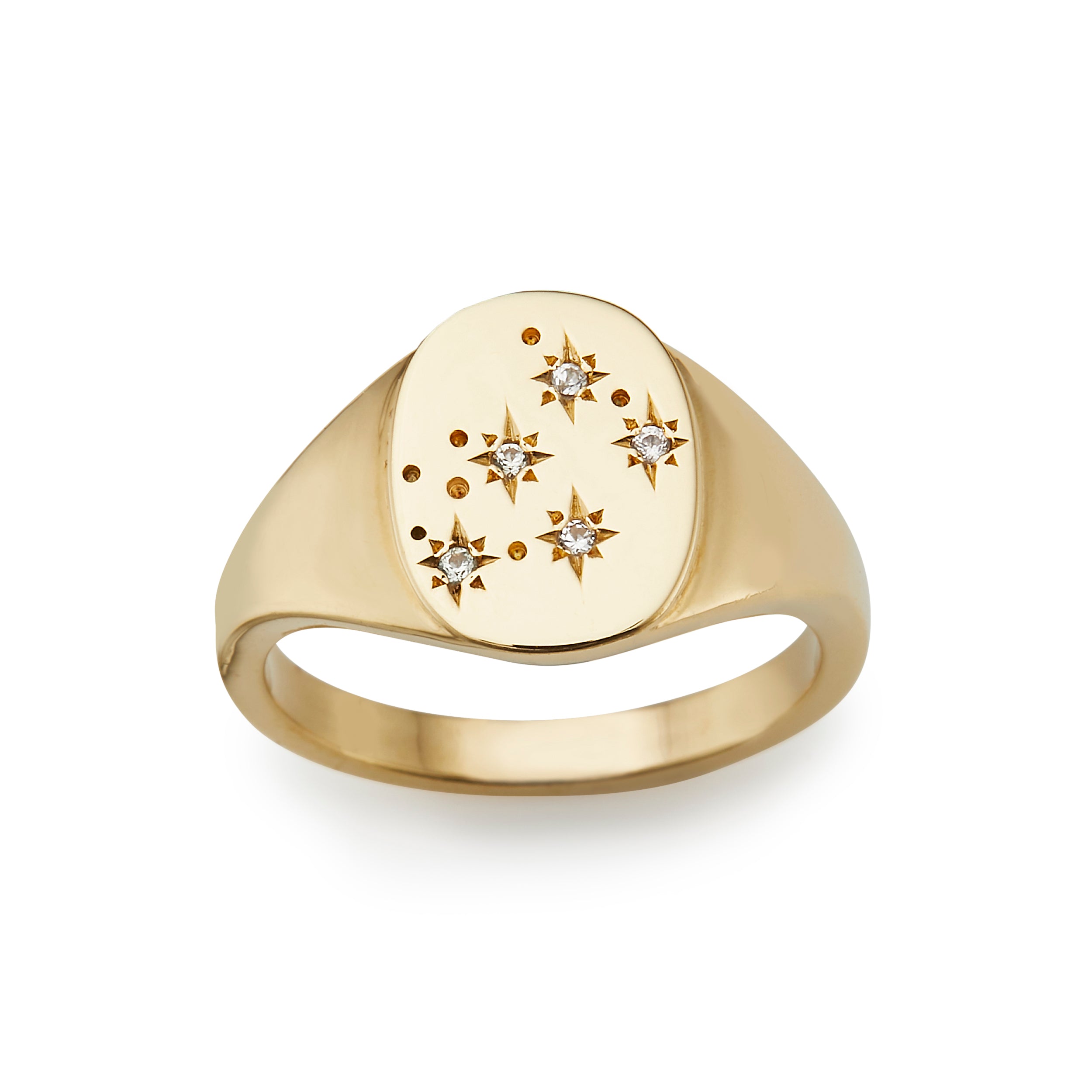 diamond in gold ring astrology