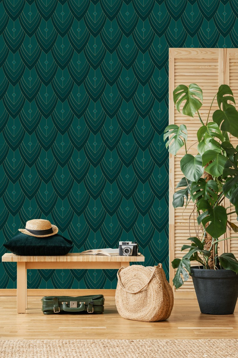 Buy Dark Green Wallpaper Gold Marble Wallpaper Malachite Online in India   Etsy