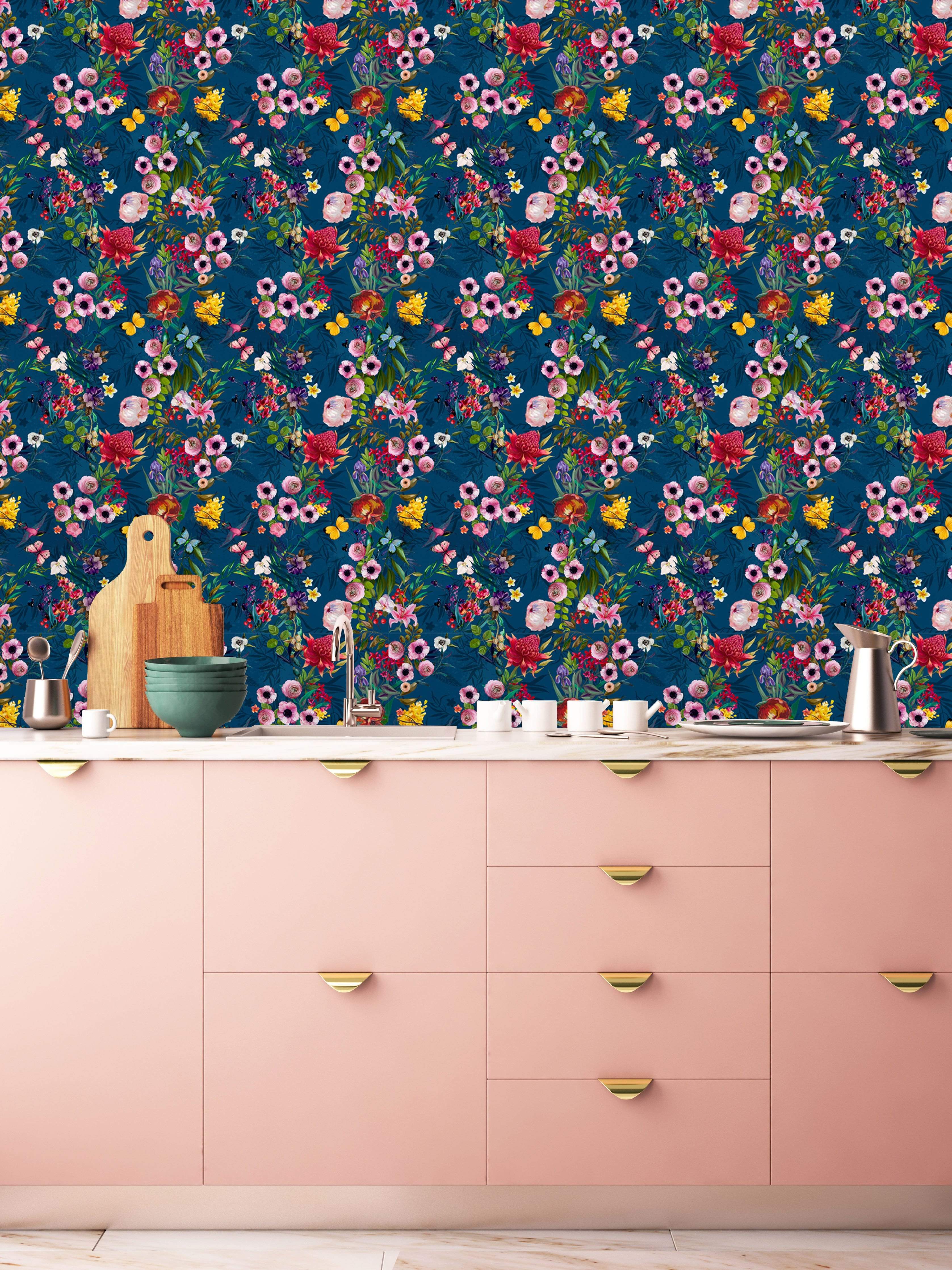 Vintage Floral Mix Wallpaper buy at the best price with delivery – uniqstiq