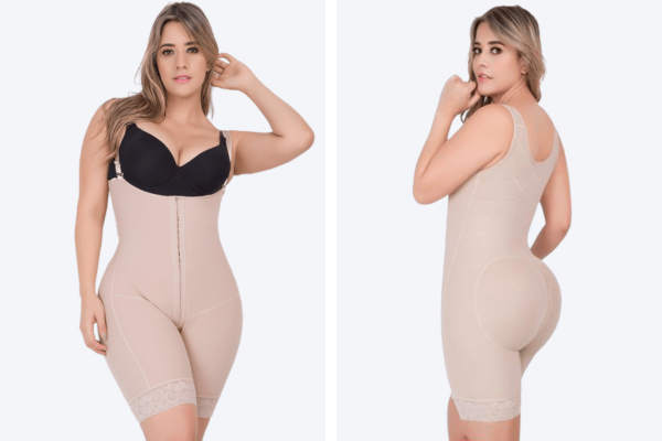 Fajas Salome 0214 | Mid Thigh Strapless Body Shaper for Dresses | Tummy  Control & Butt Lifting Shapewear for Dress