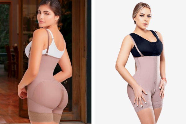 Equilibrium Compression Bodysuit Shaper with Butt Lift