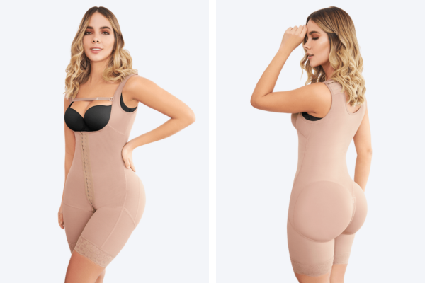 Bodyshaper with wide straps