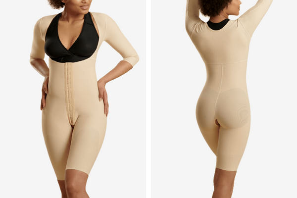 Marena Bodysuit With 3/4-Length Sleeves - Calf Length
