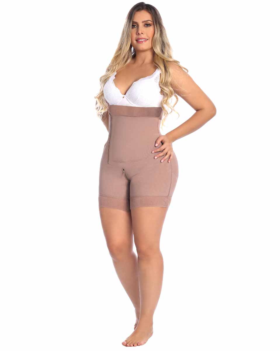 Delie Fajas FIT 360 High Back Coverage and Mid-Thigh. Zipper Both Side –