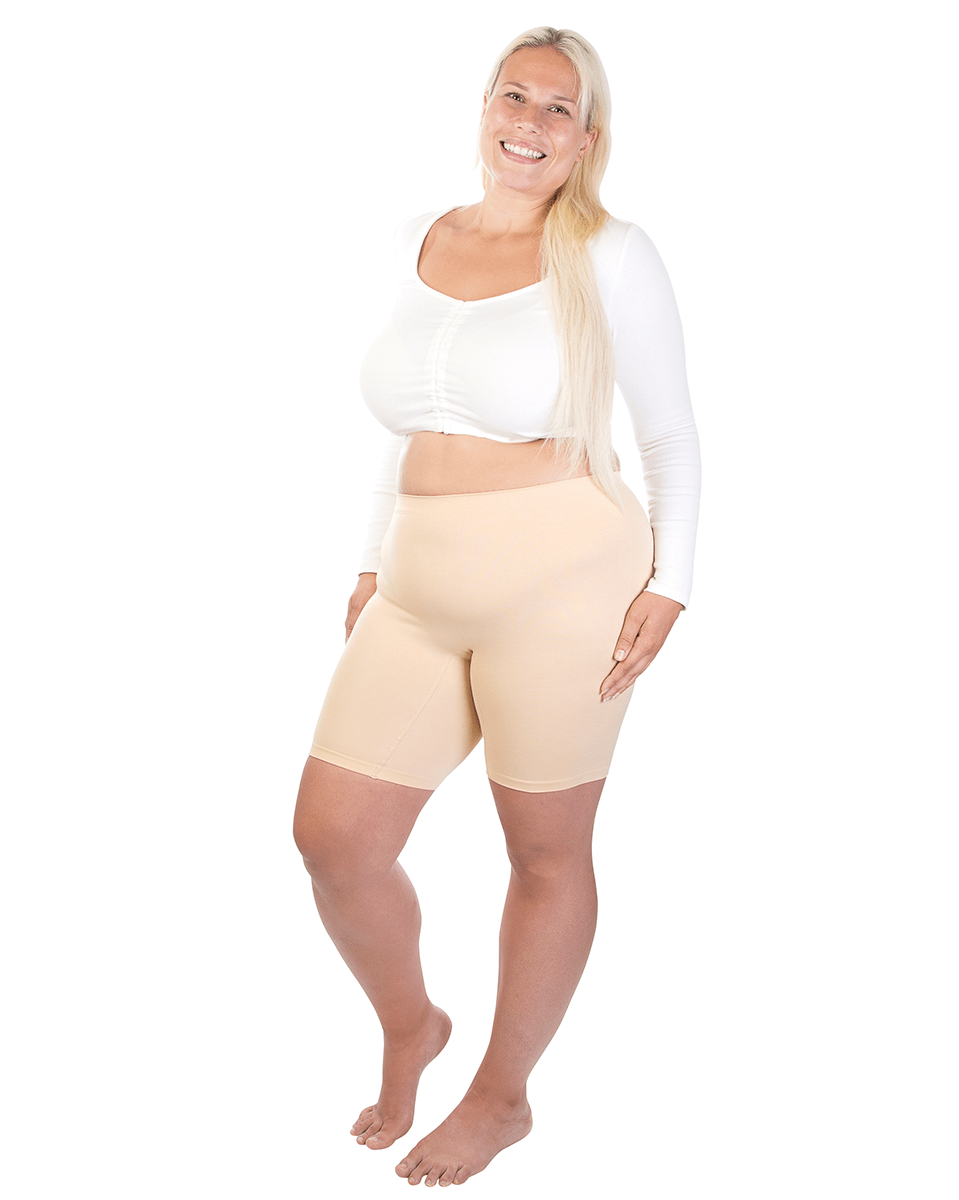 Wear Ease NEW High Waist Compression Shorts - Plus Size –