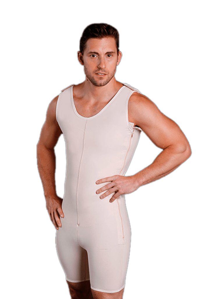 Lipoelastic MGm Comfort - Male Compression Full Bodysuit - Front Zipper And  Crotch Opening