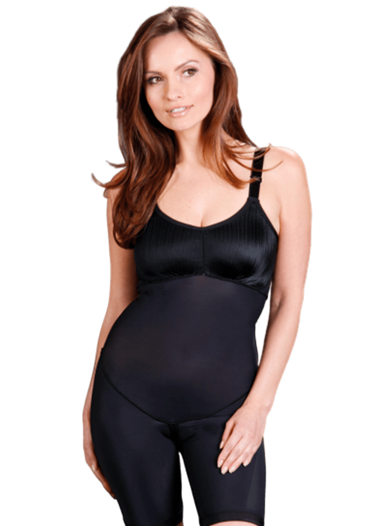 Caromed Sculptures Brazilian Above the Knee Body Shaper with Hip Relie –