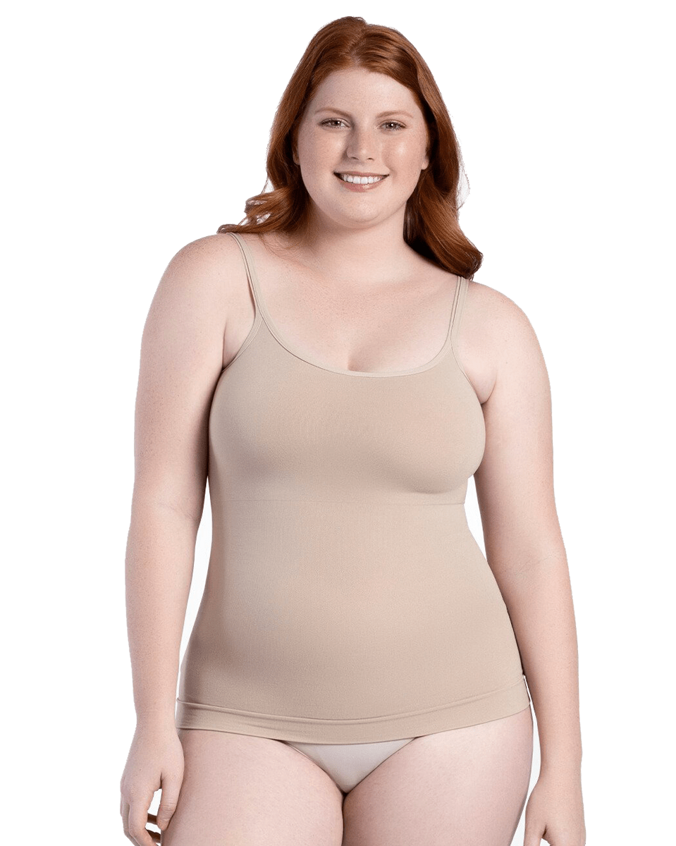 Equilibrium Firm Compression Girdle - Panty Style with Bra Bodysuit –