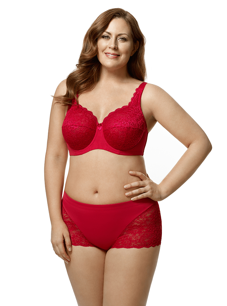 Final Sale Clearance Elila Embroidered Microfiber Underwire