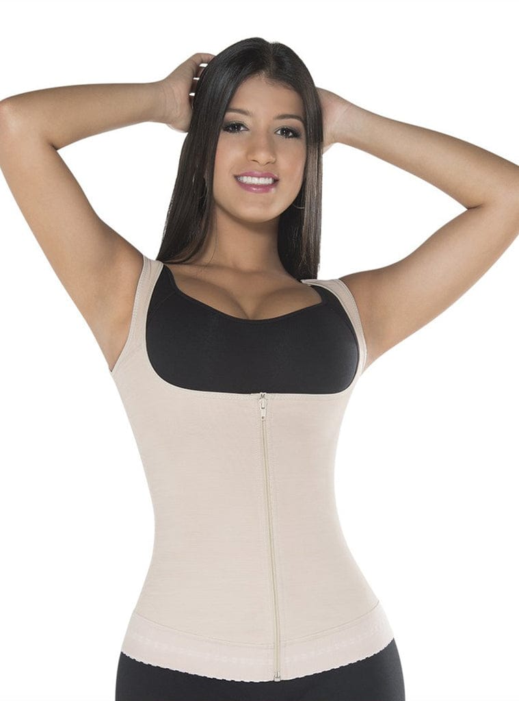 Women's Firm Girdle High Back Continuous Wide Strap Body Shaper Tummy  Control Shapewear Girdle : : Fashion