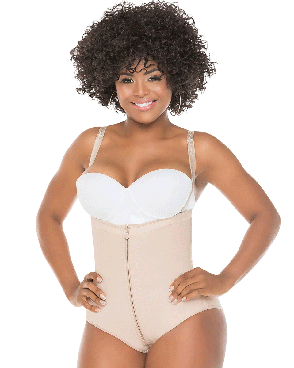 Fajas Salome Strapless Thong Body Shaper Everyday Use Tummy Control  Shapewear Girdle for Dress