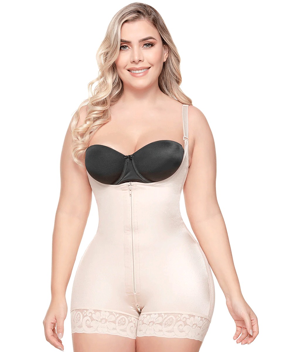 Fajas Sonryse Panty Bodysuit Shapewear with Built-in Bra –