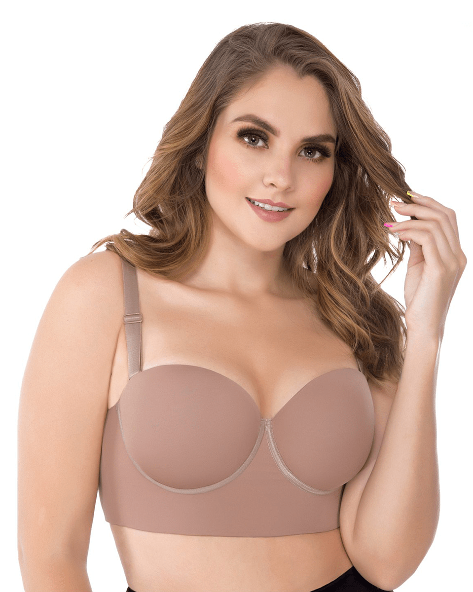 Strapless+Bras+for+Women+Plus+Size Alternative Bra 2023 Microfibre  Strapless Bra Clip Camisole Inserts Front Buckle Push Up Bra Womens Crop  Top Bra