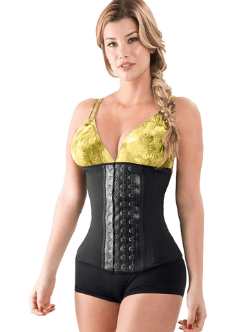 Clip and Zip Latex Waist Cincher - Fiorella Shapewear