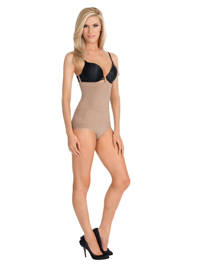 EuroSkins JS18-N-S Seamless High Waist Slip Shaper, Nude - Small 